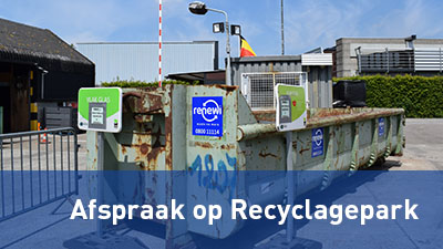 Afspraak maken met het Recyclagepark