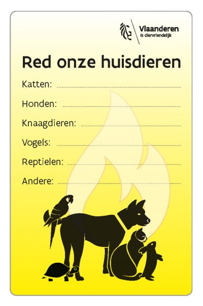 Huisdiersticker