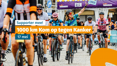 Assenede verwelkomt deelnemers 1000 km voor Kom op tegen Kanker - 