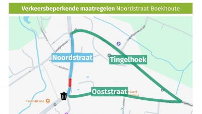Werken Noordstraat Boekhoute - 