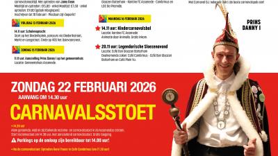 Affiche Carnaval Assenede 2026